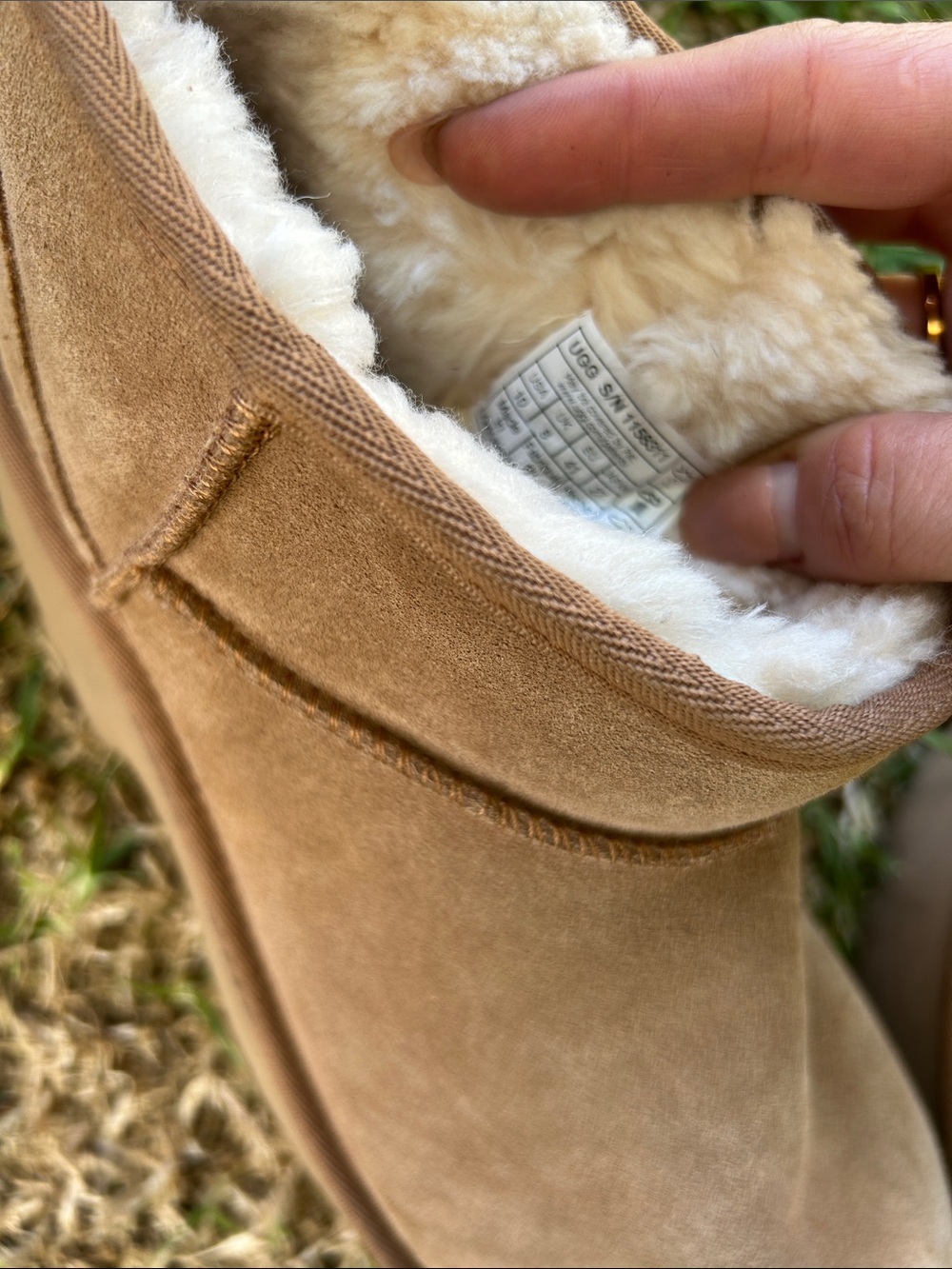 Ugg boots Cozy Faux-Shearling Ankle Boots in Tan - Picture 6 of 7